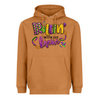 Meerkat rollin' with my krewe mardi gras Heavyweight Hoodie - LillyAllenDesigns