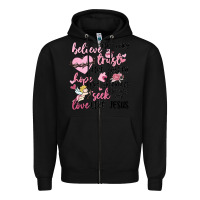 Black christian valentines Zipper Hoodie - MaliasSmallBusiness