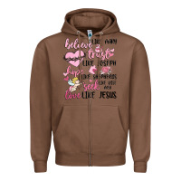 Chestnut christian valentines Zipper Hoodie - MaliasSmallBusiness