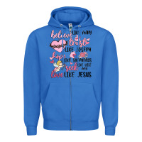 True Royal christian valentines Zipper Hoodie - MaliasSmallBusiness