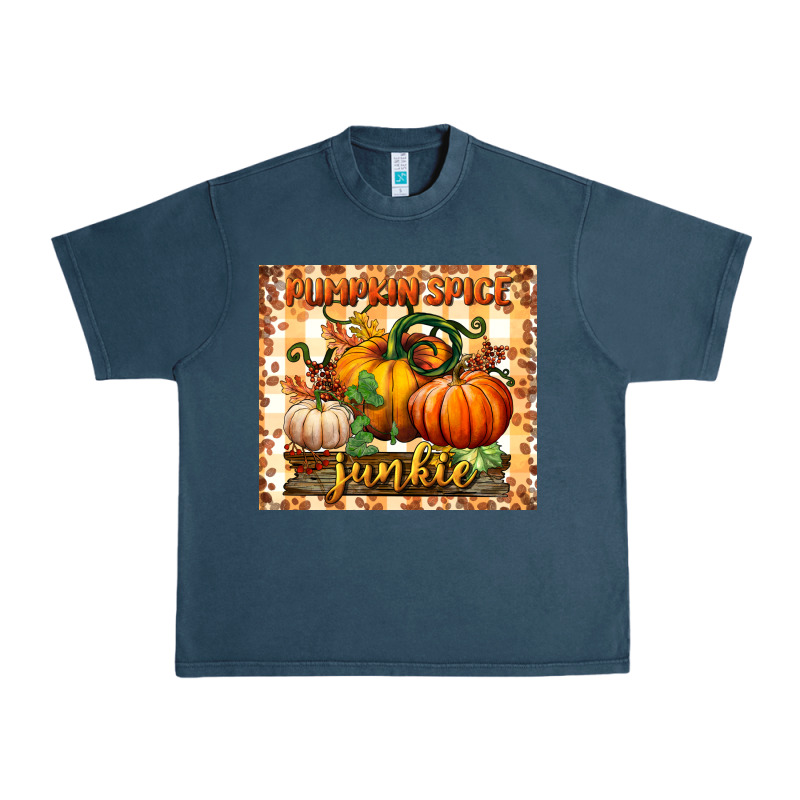 Pumpkin Spice Junkie Tumbler Urban Heavy Tee by BundleAndBundleShop | Teevron