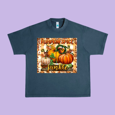Pumpkin Spice Junkie Tumbler Urban Heavy Tee Designed By Bundleandbundleshop