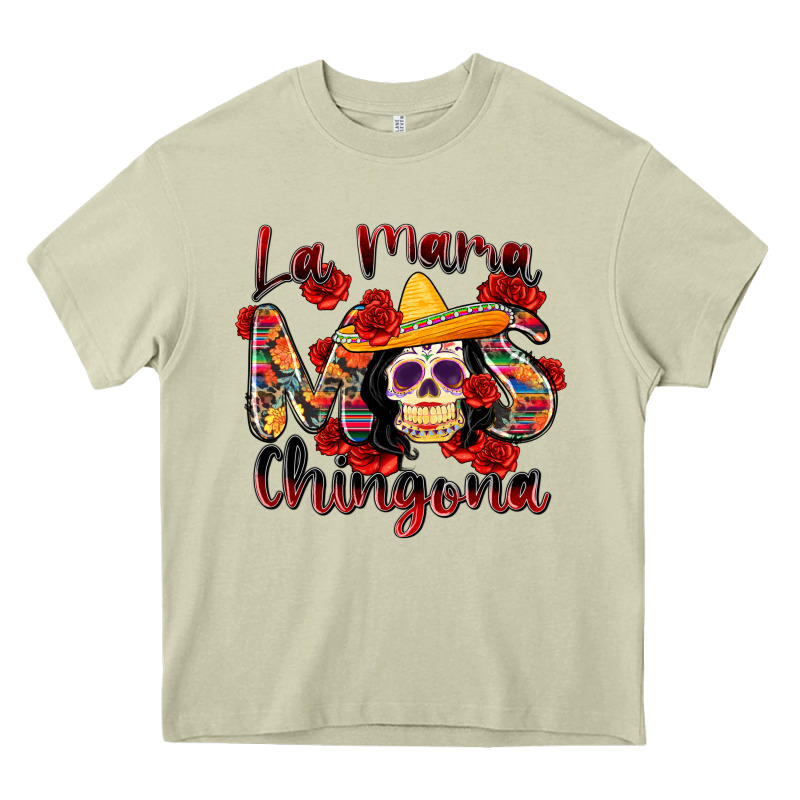 La Mama Mas Chingona Heavy Core Tee by Zillion Design Studio | Teevron