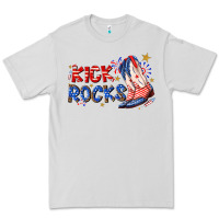 Kick Rocks Cowboy Boots Fourth Of July Premium Tee | Teevron
