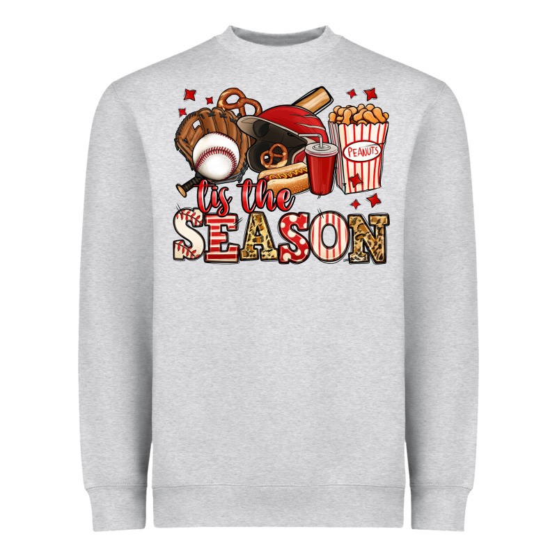 Tis The Season Baseball Heavyweight Sweatshirt by Jasminsmagicworld | Teevron