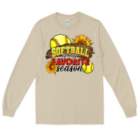 Mushroom Softball Is My Favorite Season Long Sleeve Tee - LillyAllenDesigns