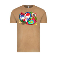 Vintage Camel western leopard  dominican republic  hearts Vintage Tee - AdoDesignShop