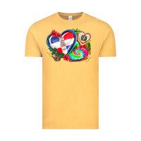Western Leopard  Dominican Republic  Hearts Vintage Tee | Teevron