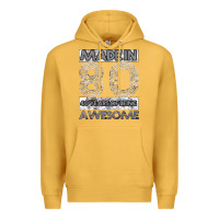 Mustard Born in 1980 Womens Premium Hoodie - Bettercallsaul