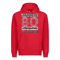 Red Born in 1980 Womens Premium Hoodie - Bettercallsaul