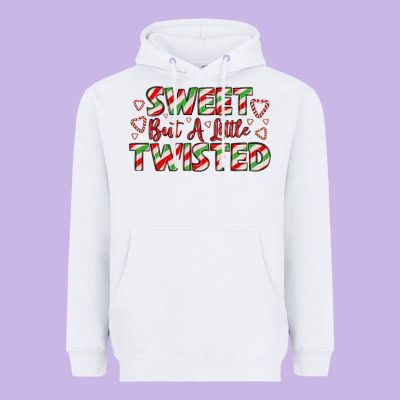 Sweet But A Little Twisted Heavyweight Hoodie Designed By Lillyallendesigns