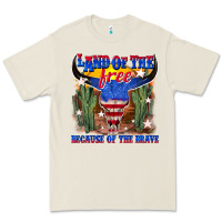 Bone land of the free because of the brave Premium Tee - texasbilliewilder