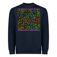 Navy halloween witch symbols seamless pattern Heavyweight Sweatshirt - BundleAndBundleShop