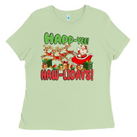 Matcha happ yee haw lidays Ladies Tee - MaliasSmallBusiness