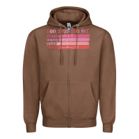 Chestnut god says you are Zipper Hoodie - MaliasSmallBusiness