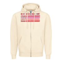 Sandshell god says you are Zipper Hoodie - MaliasSmallBusiness