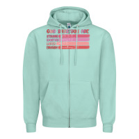 Seafoam god says you are Zipper Hoodie - MaliasSmallBusiness