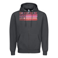 Smoke god says you are Zipper Hoodie - MaliasSmallBusiness