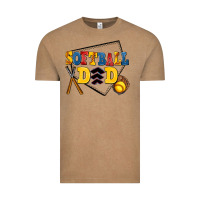 Vintage Coffee softball dad Vintage Tee - AdoDesignShop