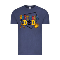 Vintage Denim softball dad Vintage Tee - AdoDesignShop