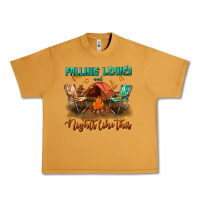 Peanut Butter falling leaves and nights like this Urban Heavy Tee - BundleAndBundleShop