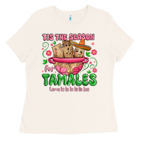 Bone tis the season for tamales tama la la la Ladies Tee - MaliasSmallBusiness