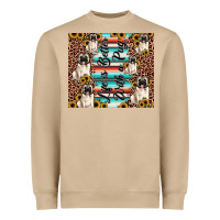 Mushroom life is better with a pug Heavyweight Sweatshirt - JahusDesignShop