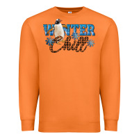 Carrot Winter Chill Penguin Premium Sweatshirt - LillyAllenDesigns
