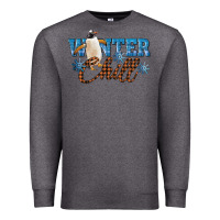 Charcoal Heather Winter Chill Penguin Premium Sweatshirt - LillyAllenDesigns