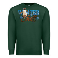 Sports Green Winter Chill Penguin Premium Sweatshirt - LillyAllenDesigns