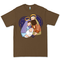 Cacao holy night jesus birth Premium Tee - Zillion Design Studio