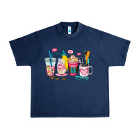 Navy teacher coffee cup Urban Heavy Tee - AdoDesignShop