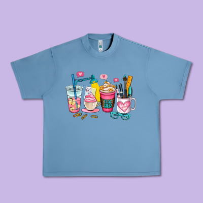Teacher Coffee Cup Urban Heavy Tee Designed By Adodesignshop