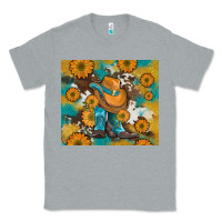 Heather Grey sunflowers and cowboy boots with cowhide and glitter tumbler Classic Tee - Artiststas