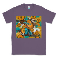 Lavender sunflowers and cowboy boots with cowhide and glitter tumbler Classic Tee - Artiststas