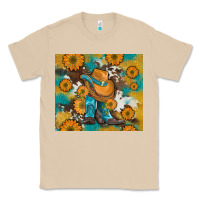 Mushroom sunflowers and cowboy boots with cowhide and glitter tumbler Classic Tee - Artiststas