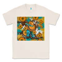 Natural sunflowers and cowboy boots with cowhide and glitter tumbler Classic Tee - Artiststas