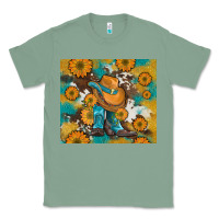 Sunflowers And Cowboy Boots With Cowhide And Glitter Tumbler Classic Tee | Teevron