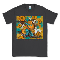 Smoke sunflowers and cowboy boots with cowhide and glitter tumbler Classic Tee - Artiststas