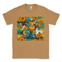 Toasted Coconut sunflowers and cowboy boots with cowhide and glitter tumbler Classic Tee - Artiststas