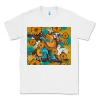 White sunflowers and cowboy boots with cowhide and glitter tumbler Classic Tee - Artiststas