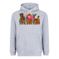 Heather Grey cowgirl Heavyweight Hoodie - LillyAllenDesigns