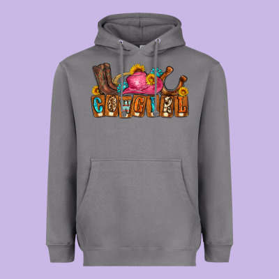 Cowgirl Heavyweight Hoodie Designed By Lillyallendesigns