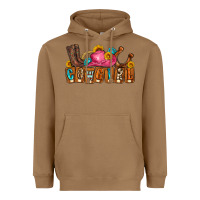 Toasted Coconut cowgirl Heavyweight Hoodie - LillyAllenDesigns
