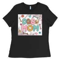Black dog mom Ladies Tee - MaliasSmallBusiness