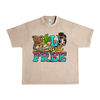 French Oak wild and free with cactus Urban Heavy Tee - AdoDesignShop