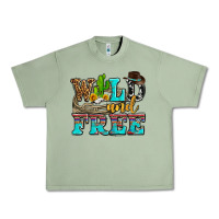 Oil Green wild and free with cactus Urban Heavy Tee - AdoDesignShop