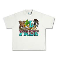 Pistachio wild and free with cactus Urban Heavy Tee - AdoDesignShop