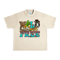 Sandshell wild and free with cactus Urban Heavy Tee - AdoDesignShop