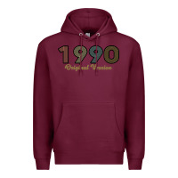 Burgundy Womens 30 Years Old 1990 Premium Hoodie - Bettercallsaul